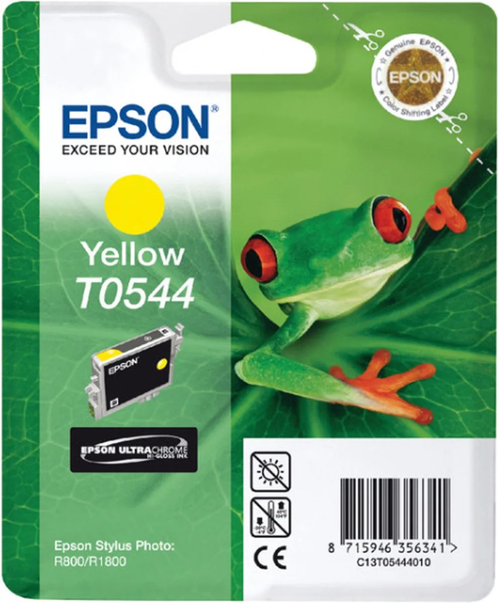 T0544 - Inktcartridge / Geel de Epson en Jaune – photo produit