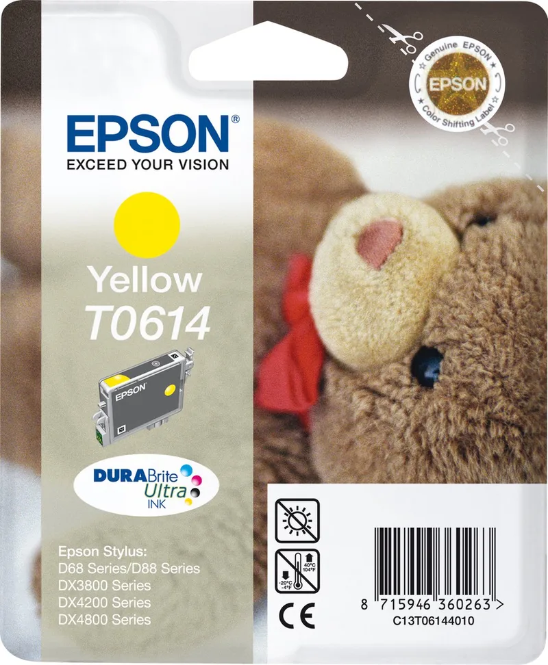 T06144 - Inktcartridge / Geel de Epson en Jaune – photo produit