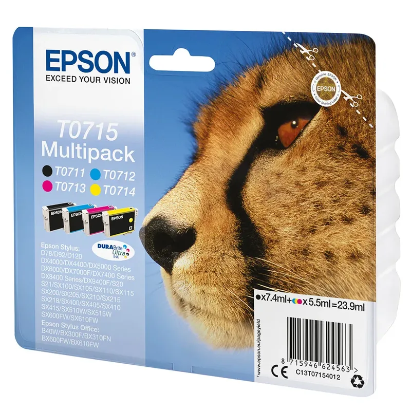 T0715 Multipack von Epson in Cyaan – Produktfoto 2 von 2