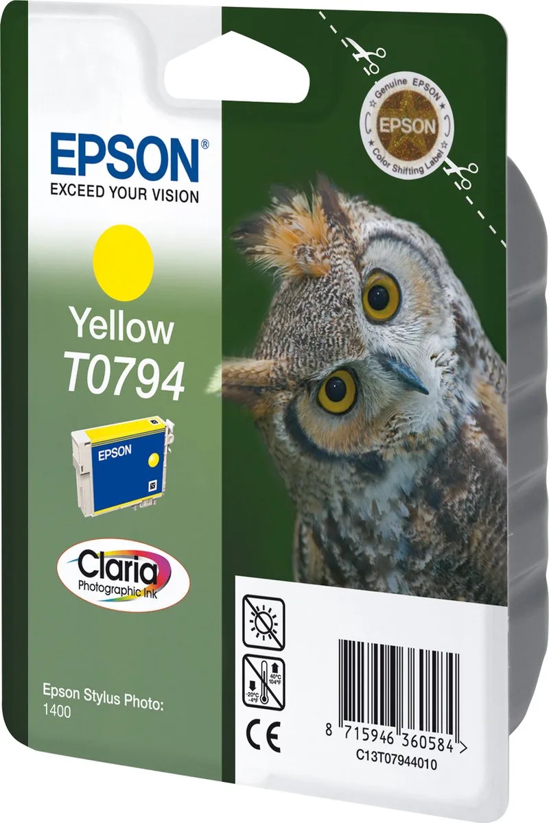 T0794 - Inktcartridge / Geel by Epson in Yellow – product photo