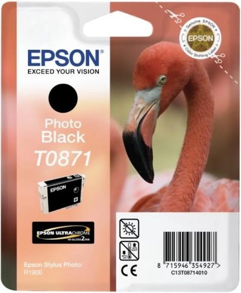 T0871 - Inktcartridge / Zwart de Epson en Noir – photo produit
