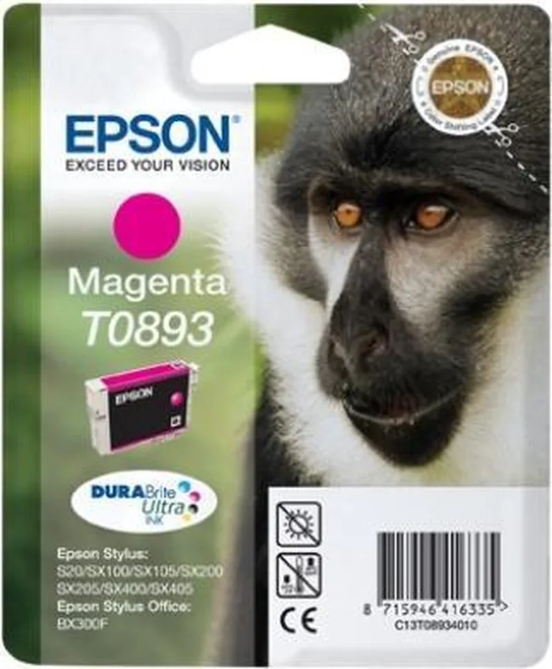 T0893 - Inktcartridge / Magenta by Epson in Magenta – product photo