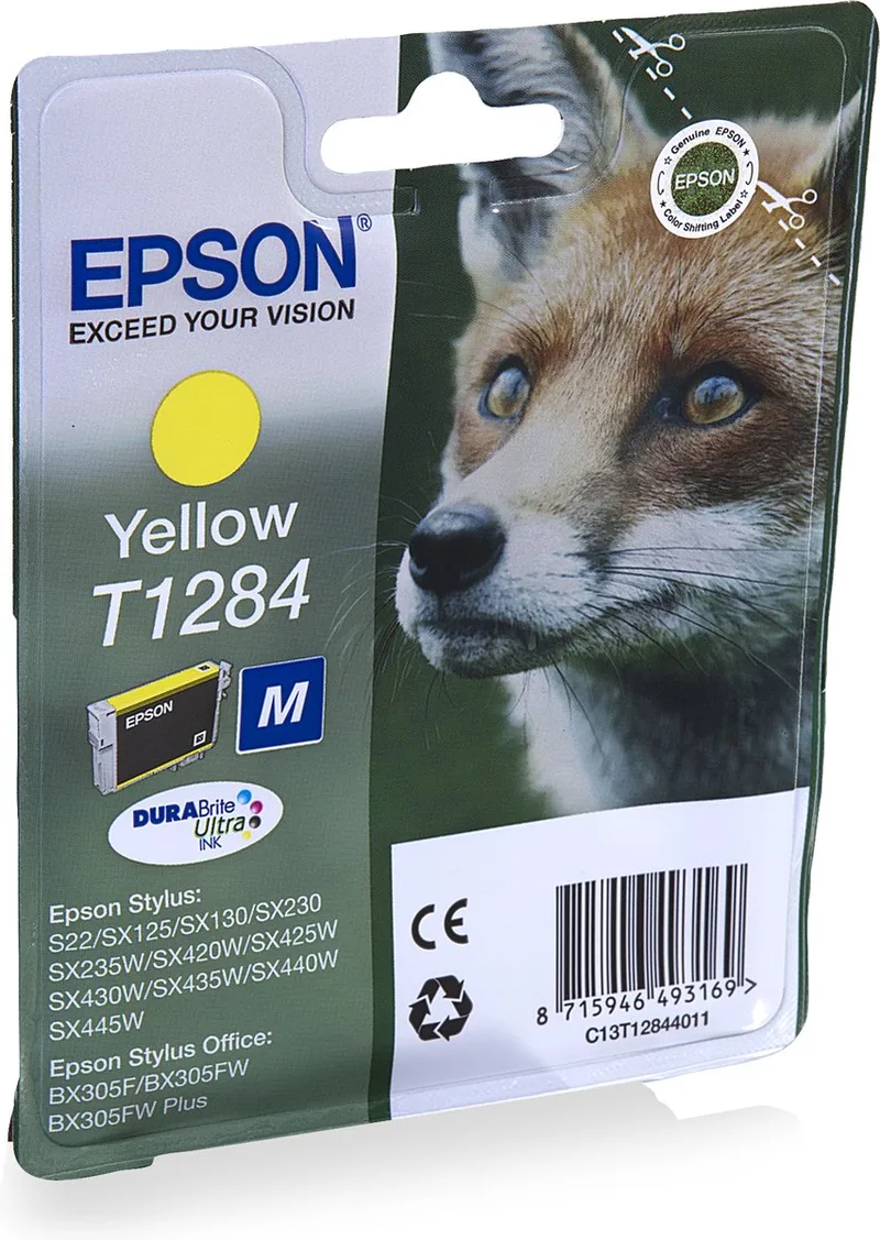 T1284 - Inktcartridge / Geel van Epson in Geel – productfoto