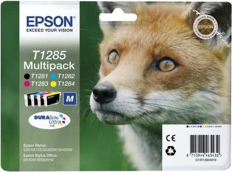 T1285 multipack zwart en kleur de Epson en Zwart en kleur – photo produit