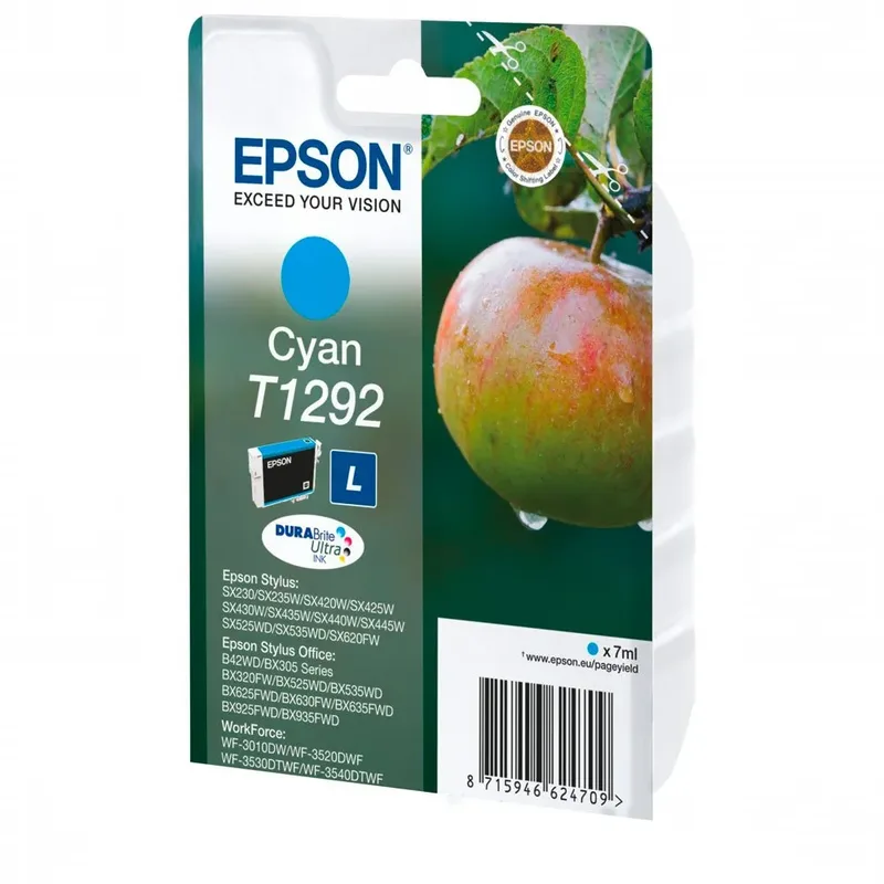 T1292 Inkt Cartridge von Epson in Cyaan – Produktfoto