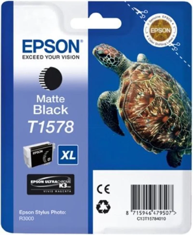 T1578 - Inktcartridge / Mat von Epson in Schwarz – Produktfoto