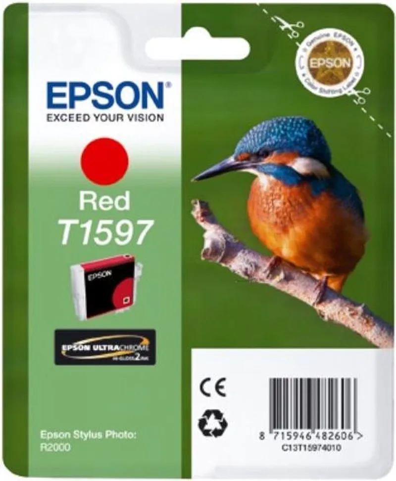 T1597 - Inktcartridge / Rood van Epson in Rood – productfoto