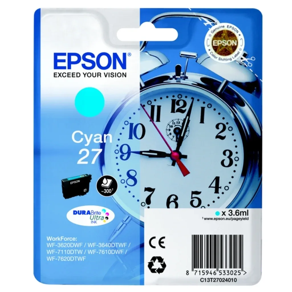 Ink Dura Brite Ultra 27 T 2702 Inktcartridge från Epson – produktbild