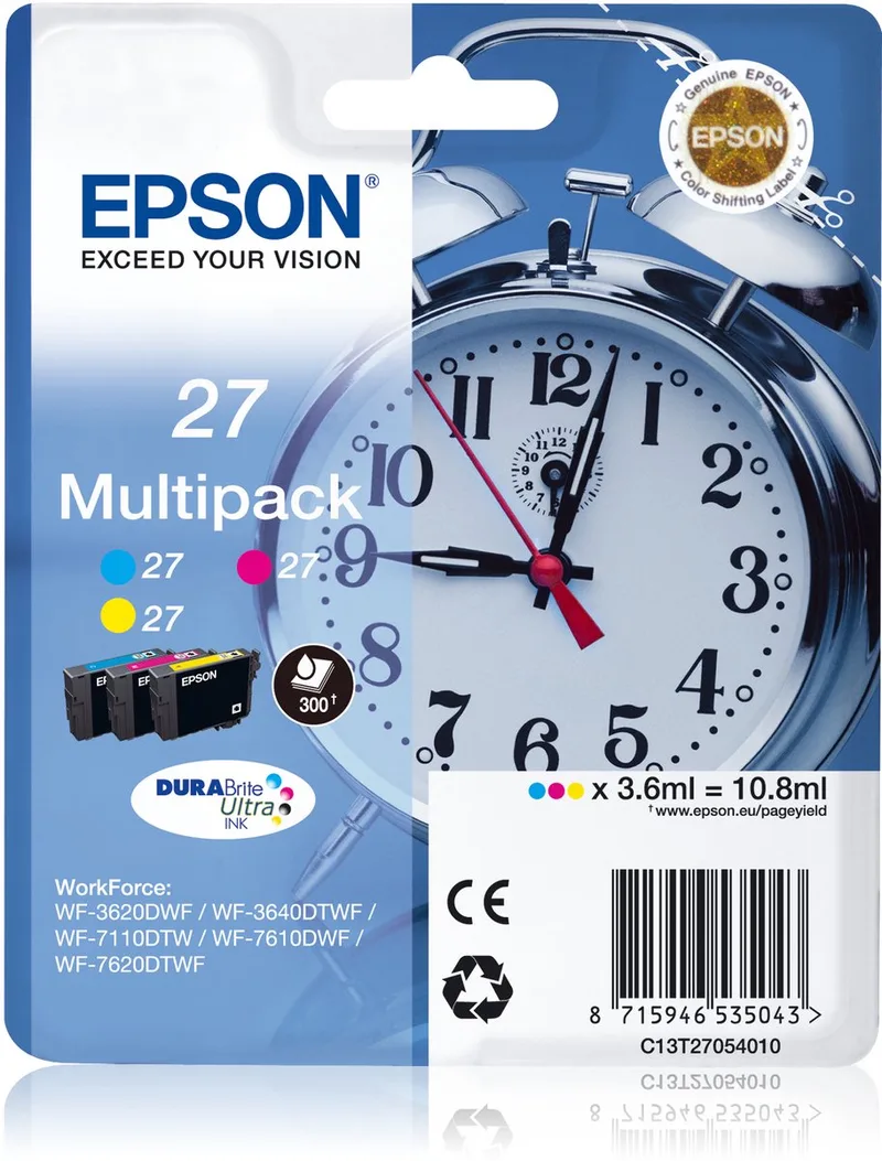 T2705 - Inktcartridge / Multipack de Epson en Kleur – photo produit