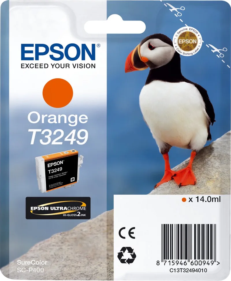 T3249 - Inktcartridge / Oranje by Epson in Orange – product photo