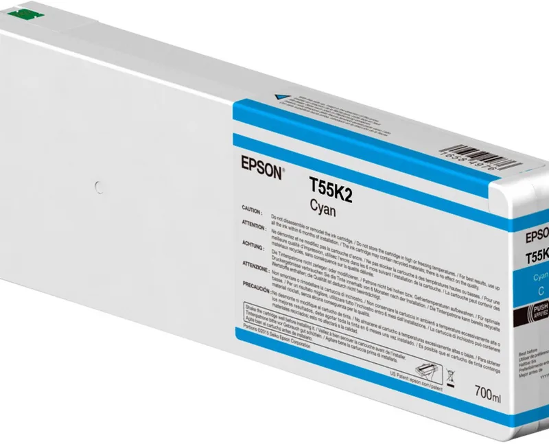 T55K200 inktcartridge 1 stuk(s) Origineel fra Epson i Cyaan – produktbillede