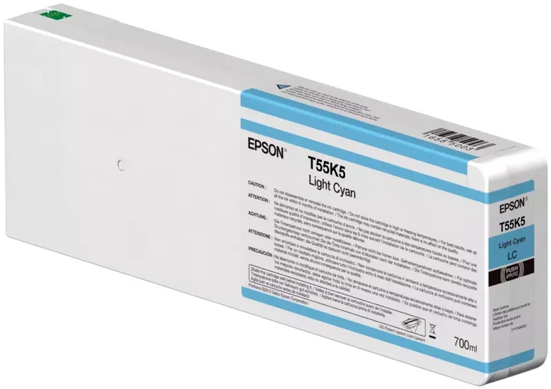T55K500 inktcartridge 1 stuk(s) Origineel by Epson in Cyaan – product photo