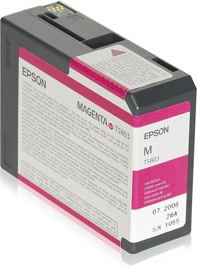 T5803 - Inktcartridge / Magenta van Epson in Magenta – productfoto