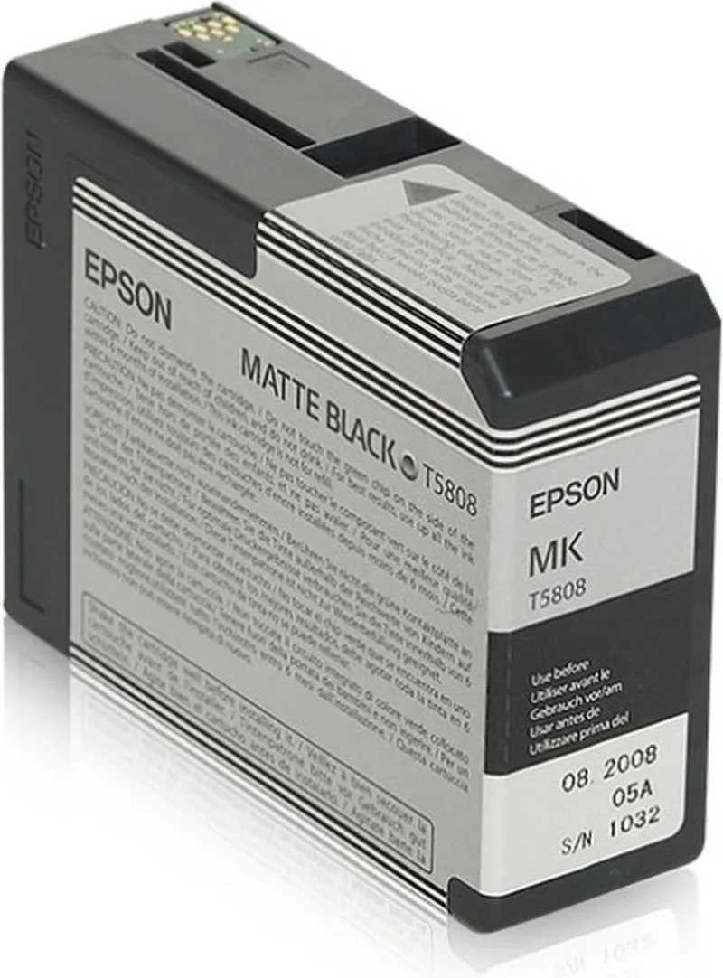T5808 - Inktcartridge / Mat by Epson in Black – product photo