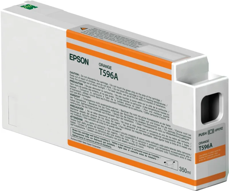 T596A - Inktcartridge van Epson in Oranje – productfoto