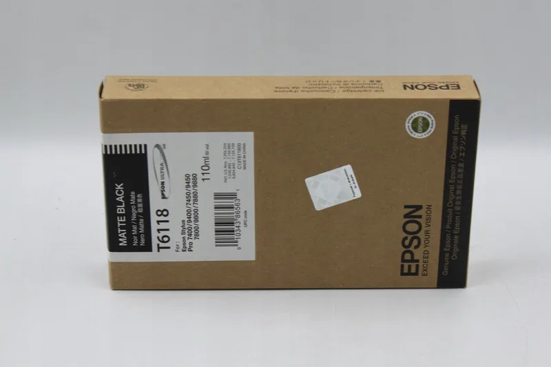 T611800 - Inktcartridge / Foto Mat de Epson en Noir – photo produit