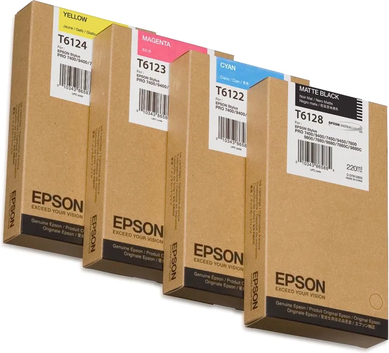 T6124 - Inktcartridge / Geel van Epson in Geel – productfoto
