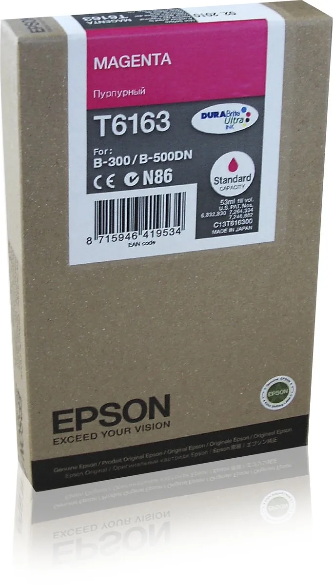 T6163 - Inktcartridge / Magenta van Epson in Magenta – productfoto