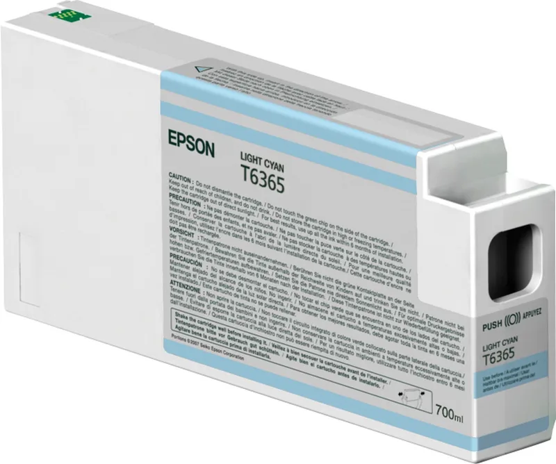 T636500 - Inktcartridge / Licht von Epson in Cyaan – Produktfoto