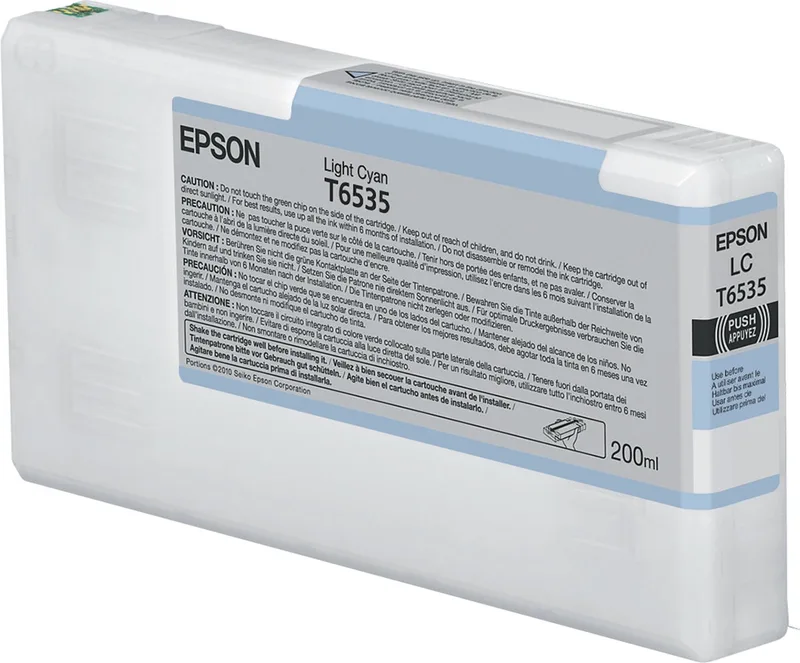 T6535 - Inktcartridge / Licht by Epson in Cyaan – product photo