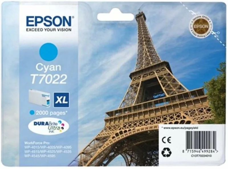 T7022XL - Inktcartridge by Epson in Cyaan – product photo
