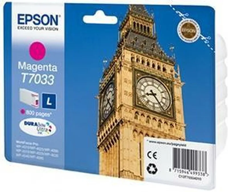 T7033 - Inktcartridge / Magenta by Epson in Magenta – product photo