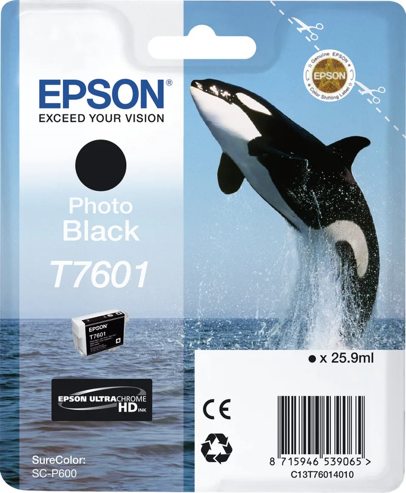 T7601XL - Inktcartridge / Foto / Hoge Capaciteit by Epson in Black – product photo
