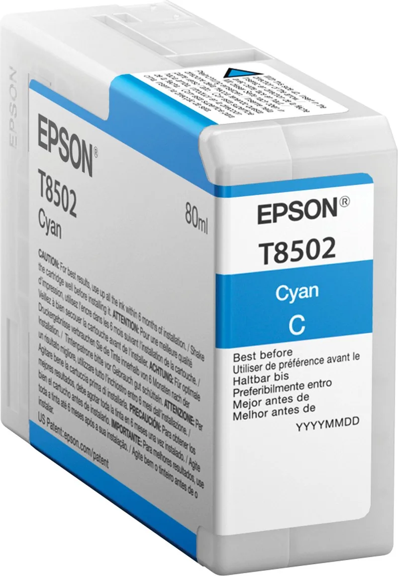 T8502 - Inktcartridge / Cyaan von Epson in Cyaan – Produktfoto