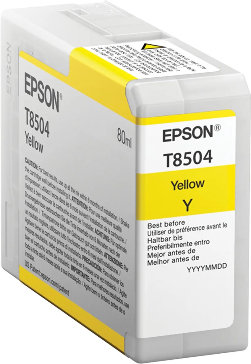 T8504 - Inktcartridge / Geel fra Epson i Gul – produktbillede