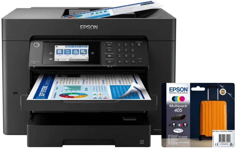 WorkForce WF-7840DTWF + 1 set extra cartridges von Epson – Produktfoto