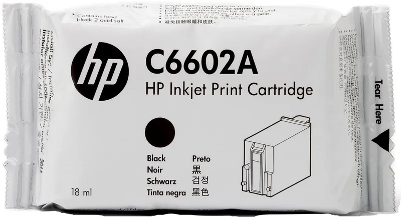 C6602A - Inktcartridge van HP in Zwart – productfoto