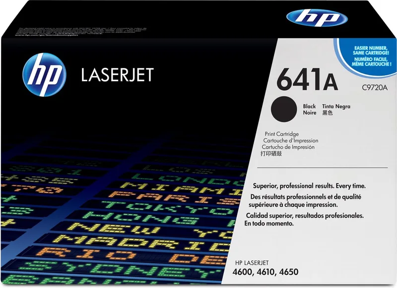 C9720A - 641A - Toner von HP in Schwarz – Produktfoto