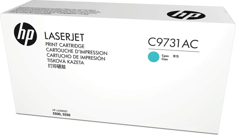 C9731A - Tonercartridge / Magenta von HP in Blau – Produktfoto