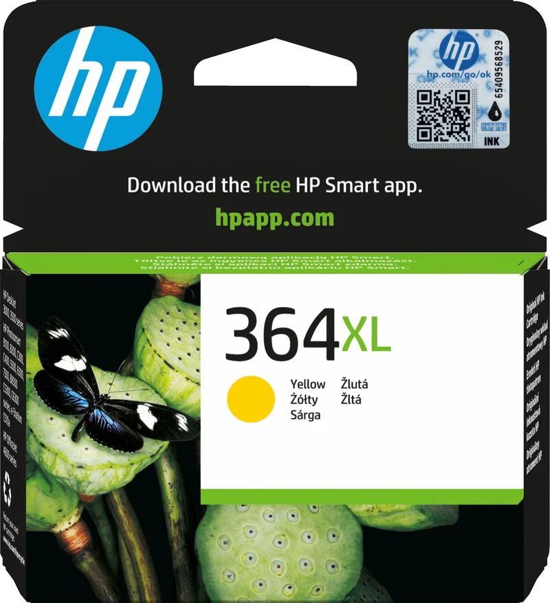 CB325EE - 364XL - Inktcartridge fra HP i Gul – produktbillede