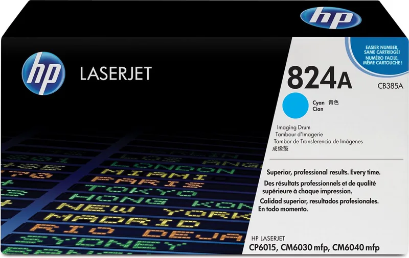 CB385A - 824A - Drum Kit LET OP: Geen Toner! von HP in Cyaan – Produktfoto
