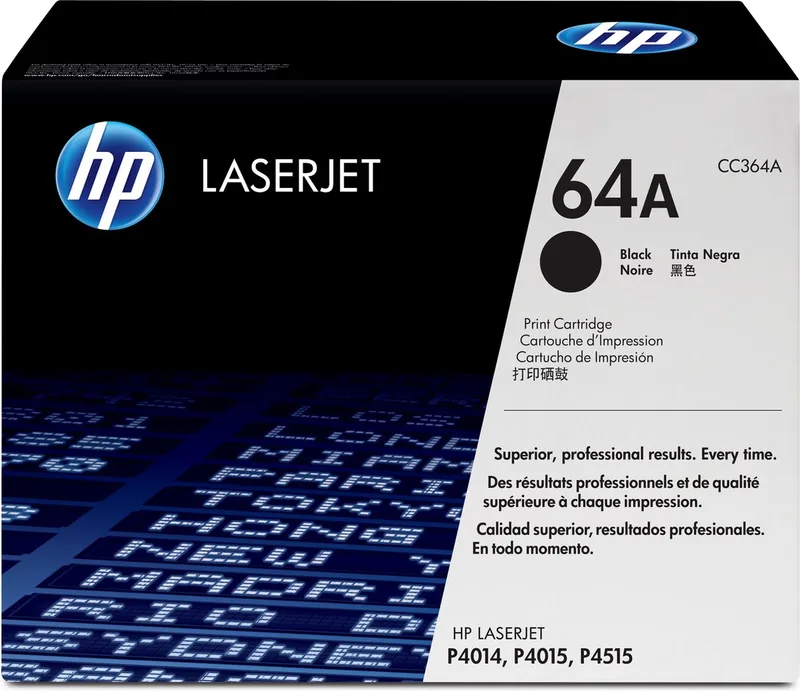 CC364XD - 64XD - Toner by HP in Black – product photo