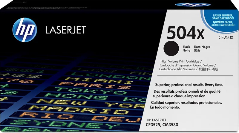 CE250X Tonercartridge by HP in Black – product photo