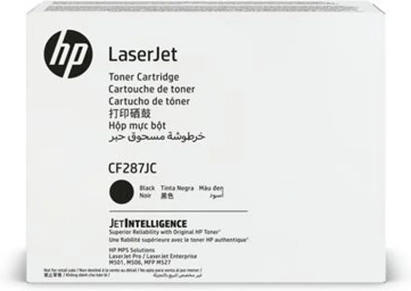CF287JC Black Contract Original LaserJet Toner Cartridge van HP in Zwart – productfoto