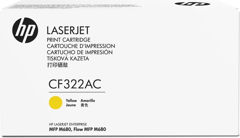 CF322AC Cartridge toners & lasercartridge von HP in Gelb – Produktfoto
