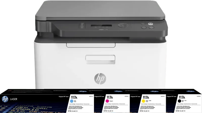 Color Laser MFP 178nw + 1 extra set toners van HP – productfoto