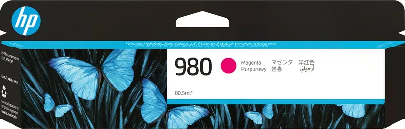 D8J08A - 980 - Inktcartridge de HP en Magenta – photo produit