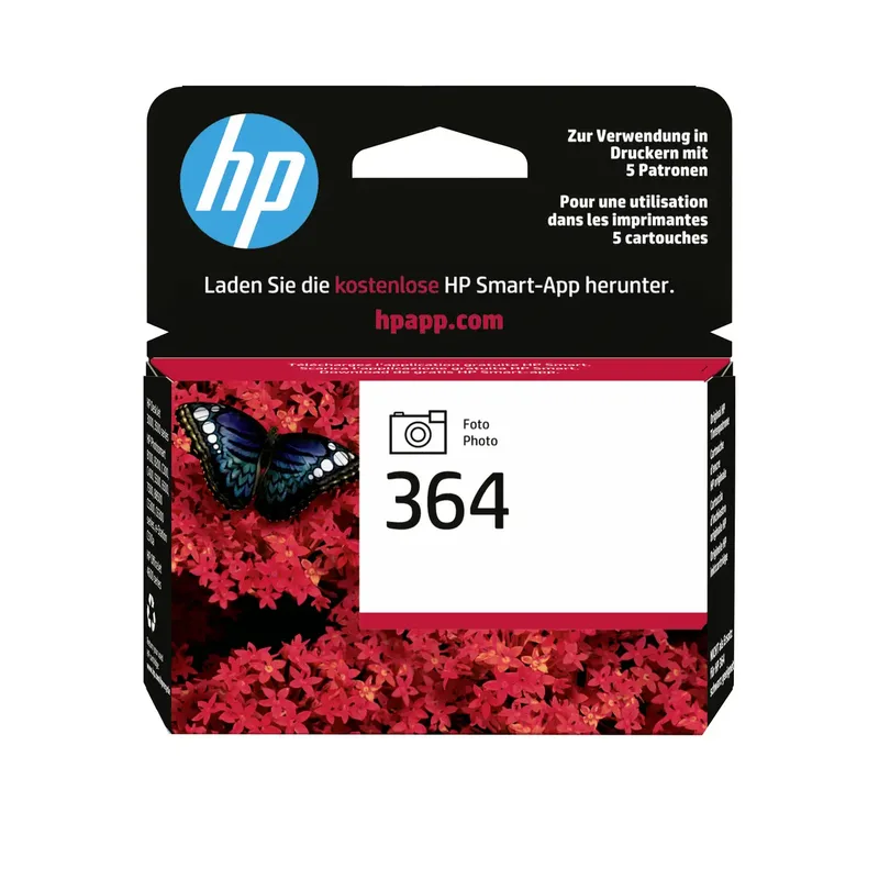Encre 364 dorigine Single noir CB317EE de HP – photo produit