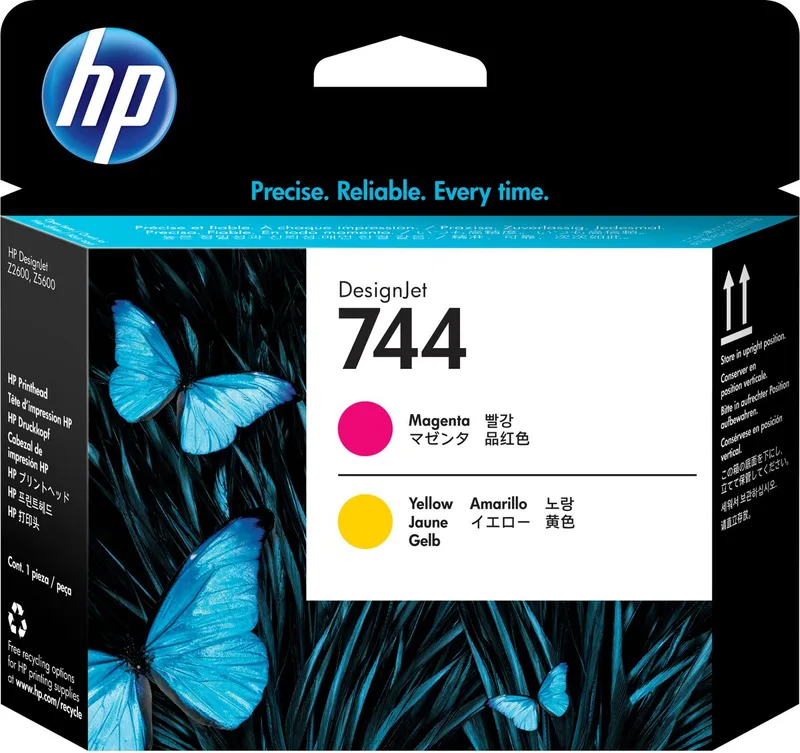 F9J87A - 744 - inktcartridge von HP in Magenta – Produktfoto