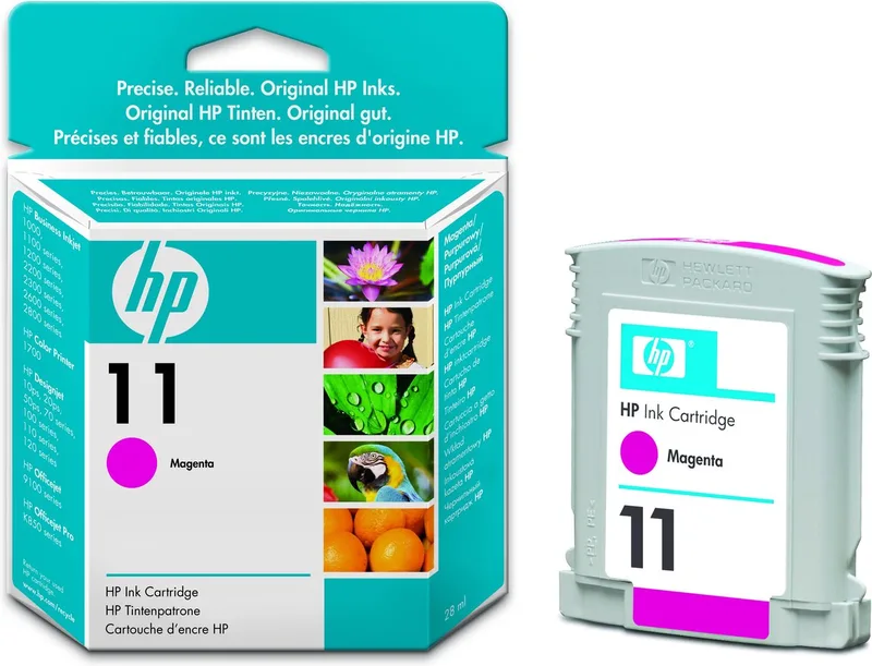HP 11 Inktcartridge von HP in Cyaan – Produktfoto