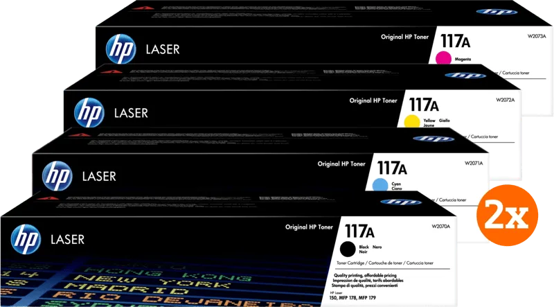 HP 117A Toner Combo Pack (2 stuks) van HP – productfoto
