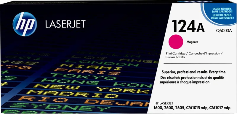 HP 124A - Tonercartridge - Origineel - Standaard Capaciteit by HP in Magenta – product photo