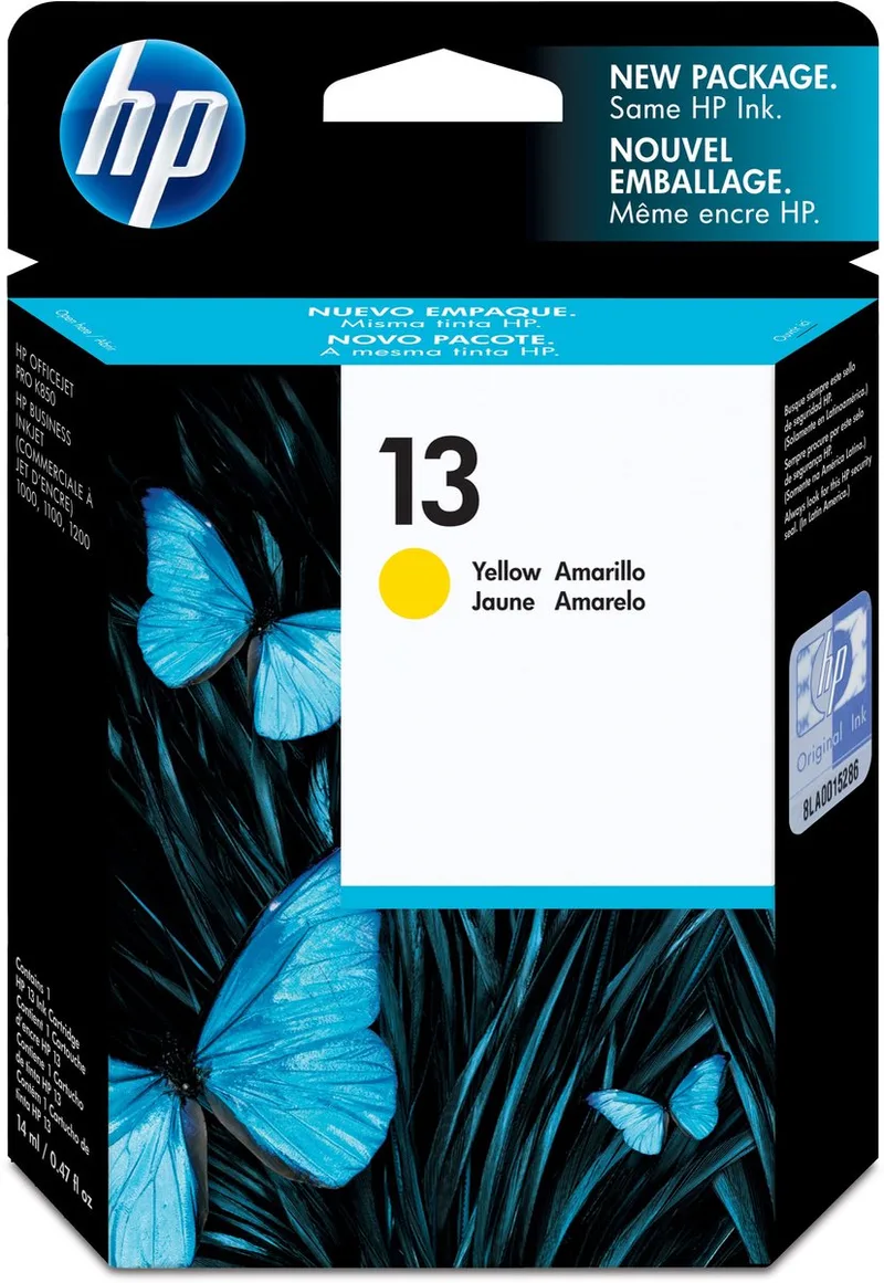 HP 13 - Inktcartridge / (C4817A) van HP in Geel – productfoto