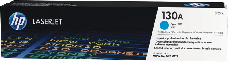 HP 130A - Tonercartridge - Origineel - Standaard Capaciteit van HP in Cyaan – productfoto