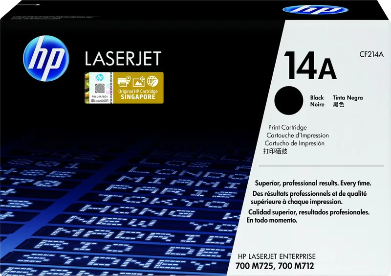 HP 14A originele toner cartridge (CF214A) by HP in Black – product photo