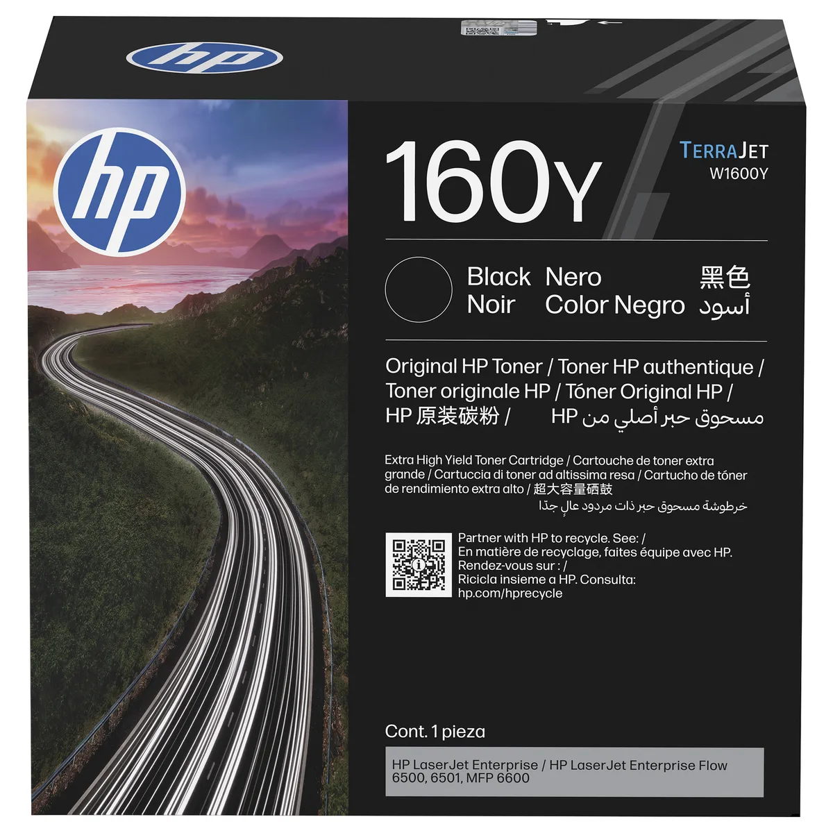 HP 160Y (W1600Y) schwarz Tonerkartusche de HP – photo produit